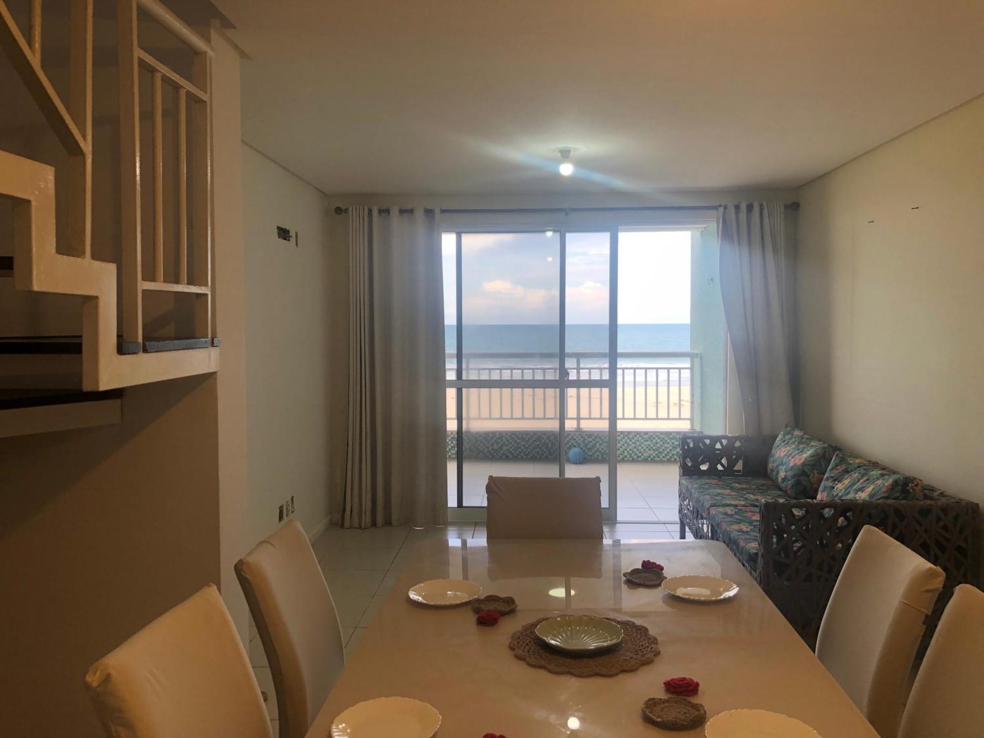 Apartamento Vista Total Do Mar Uma Cobertura A 400M Do Beach Park No Porto Das Dunas Aquiraz Condominio Terramaris Piscina Ampla Parque Infantil Sauna Estacionamento Privado Экстерьер фото