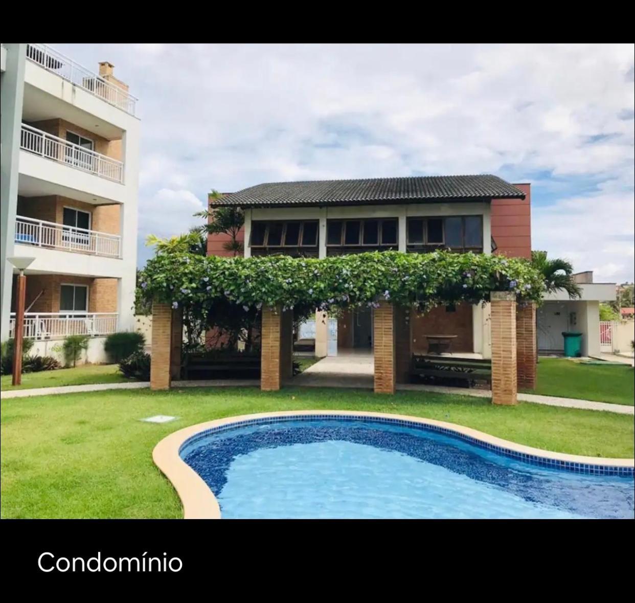 Apartamento Vista Total Do Mar Uma Cobertura A 400M Do Beach Park No Porto Das Dunas Aquiraz Condominio Terramaris Piscina Ampla Parque Infantil Sauna Estacionamento Privado Экстерьер фото