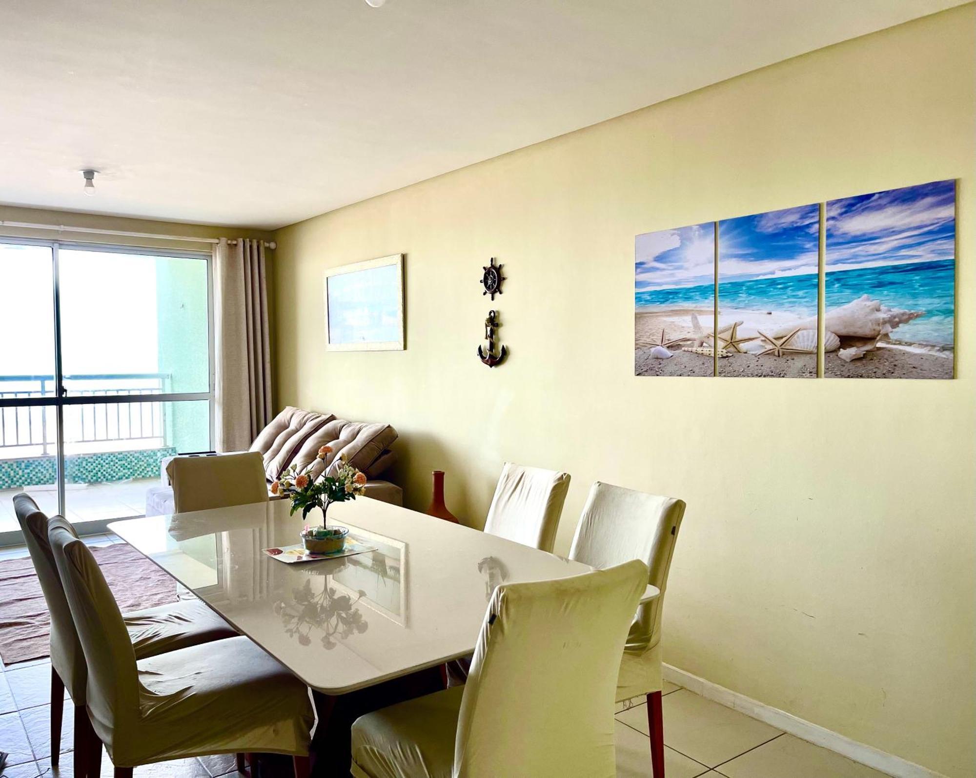 Apartamento Vista Total Do Mar Uma Cobertura A 400M Do Beach Park No Porto Das Dunas Aquiraz Condominio Terramaris Piscina Ampla Parque Infantil Sauna Estacionamento Privado Экстерьер фото